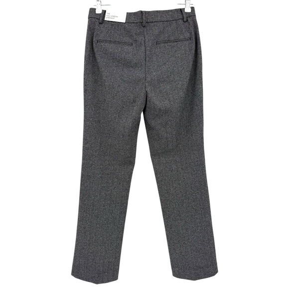 Ann Taylor The Full Length Straight Curvy Fit Pant in Herringbone Size 6 - Picture 2 of 11
